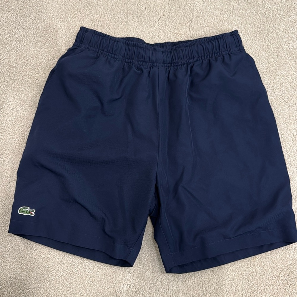 Lacoste Kids Sports Shorts - Dark Blue - Size 12